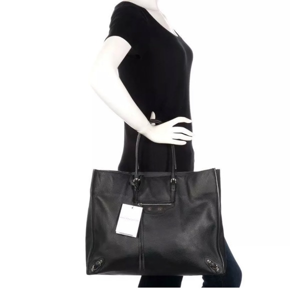 Balenciaga Papier A5 Zip-Around Tote, Luxury, Bags & Wallets on Carousell